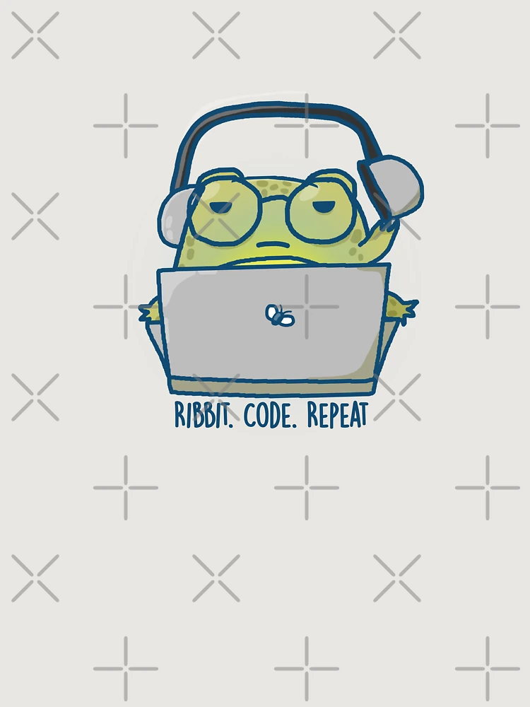 Thumbnail 6 of 6, Premium Oversized Hoodie, Frogrammer – Ribbit. Code. Repeat. designed and sold by PeanutCandy.