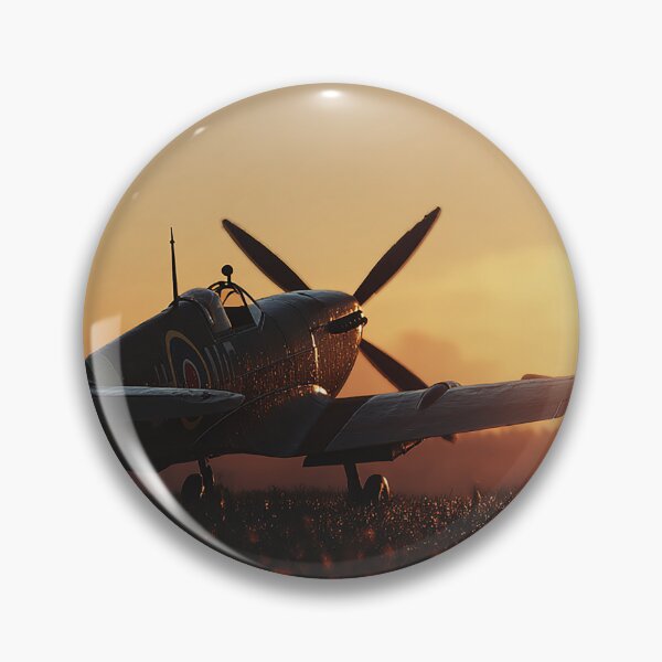 Item preview, RAF Fighter Station In Sunrise Calm with Aircraft Silhouetted designed and sold by Skyframe Aviation.