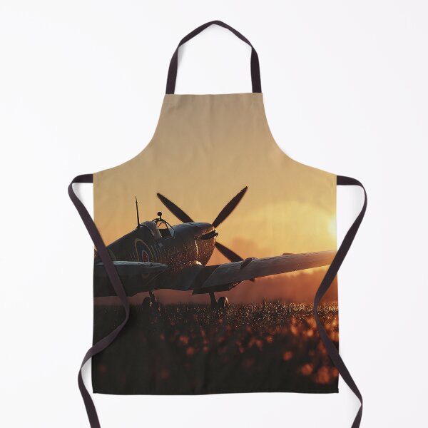 Item preview, RAF Fighter Station In Sunrise Calm with Aircraft Silhouetted designed and sold by Skyframe Aviation.