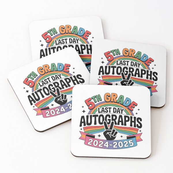 Item preview, 2025 Last Day of School Autograph 5th Grade Graduation Party4  designed and sold by CombatTask.