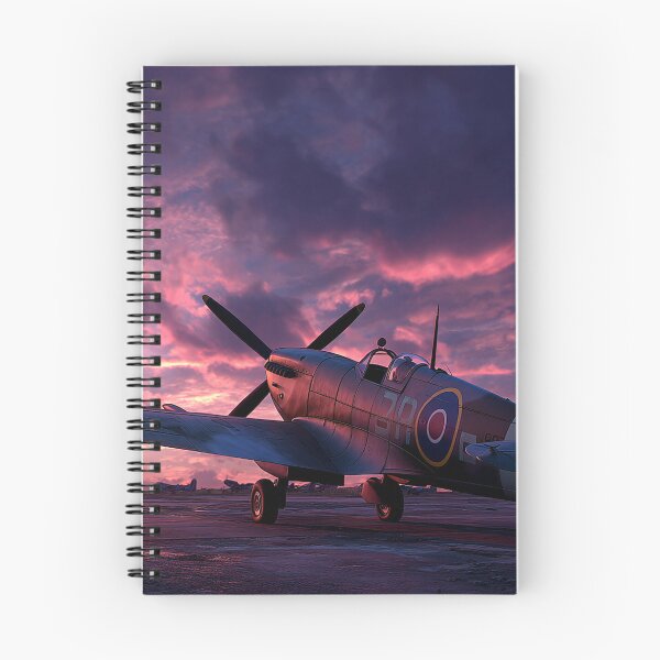 Item preview, Fighter Command Airbase Under Soft Sunrise with Hurricanes Parked designed and sold by Skyframe Aviation.