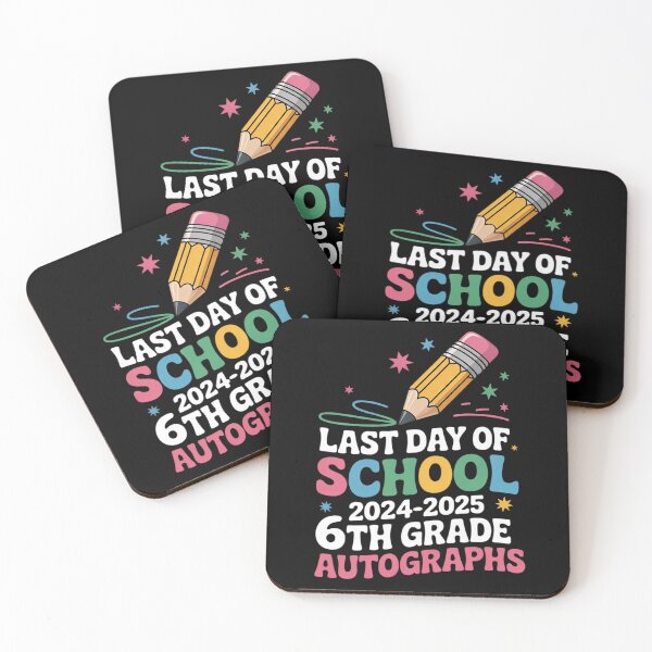 Item preview, 2025 Last Day of School Autograph 6th Grade Graduation  designed and sold by CombatTask.