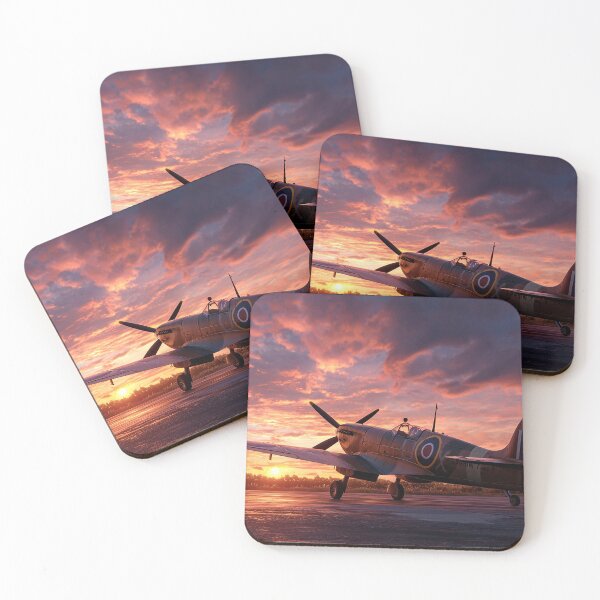 Item preview, Southern England Airfield At First Light in Peaceful Silence designed and sold by Skyframe Aviation.