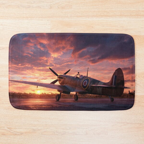 Item preview, Southern England Airfield At First Light in Peaceful Silence designed and sold by Skyframe Aviation.
