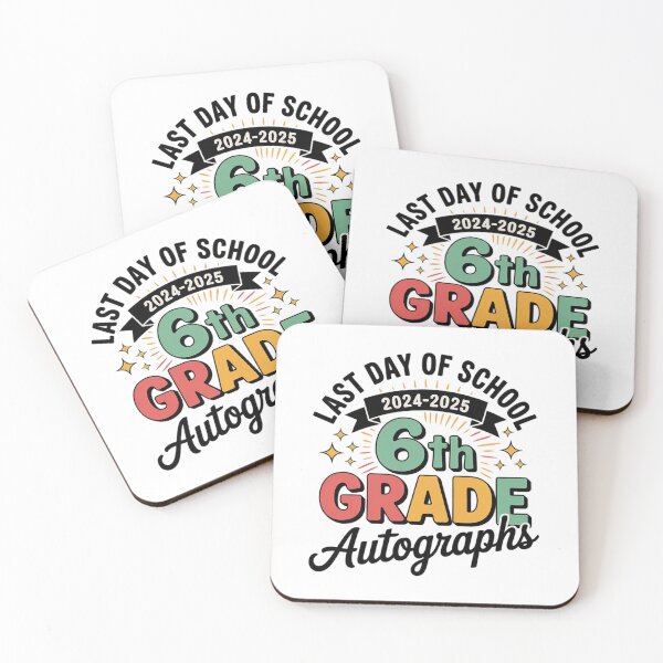 Item preview, 2025 Last Day Of School Autograph 6th Grade Graduation Party  designed and sold by CombatTask.