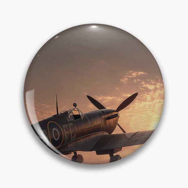 Item preview, RAF Fighter Station In Golden Dawn with Early Sunlight designed and sold by Skyframe Aviation.