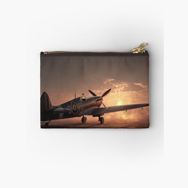 Item preview, RAF Fighter Station In Golden Dawn with Early Sunlight designed and sold by Skyframe Aviation.
