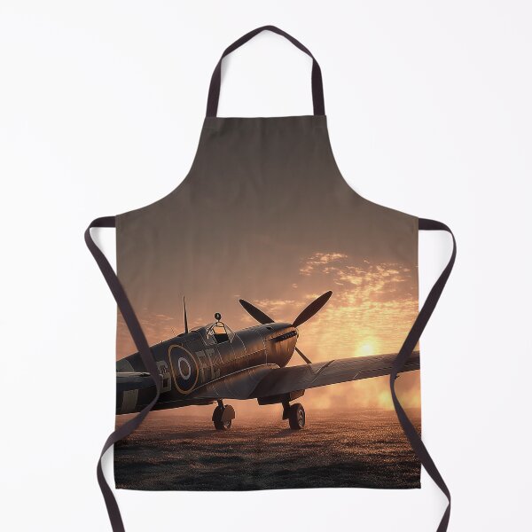 Item preview, RAF Fighter Station In Golden Dawn with Early Sunlight designed and sold by Skyframe Aviation.