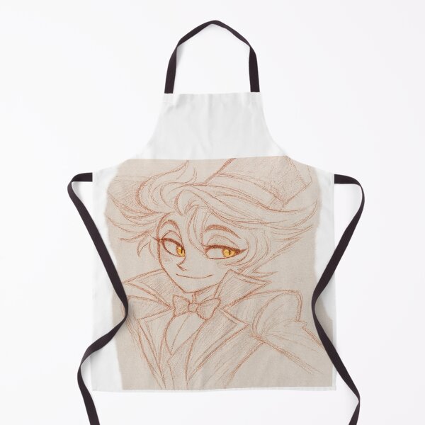 Item preview, Gentle Smile Lucifer – Cute Pencil Sketch Demon Art Sticker designed and sold by Gurjeetpixelart.