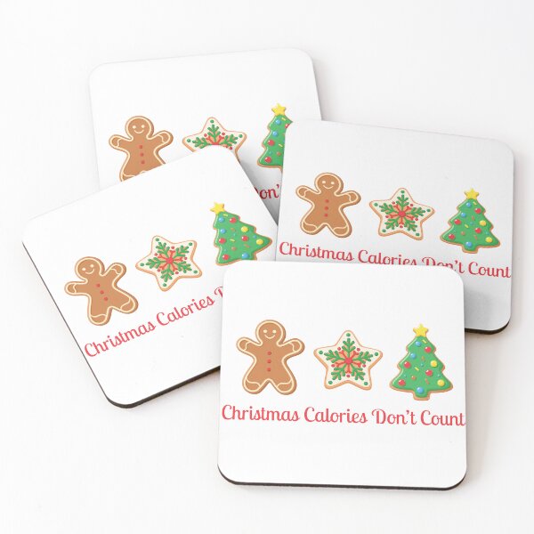 Item preview, Christmas Calories Don’t Count – Funny Holiday Cookie designed and sold by Sixteen89.