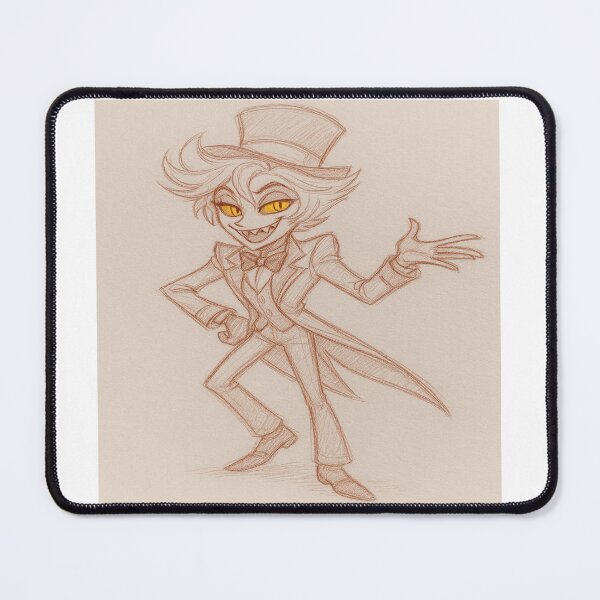 Item preview, Mischievous Gentleman Lucifer – Action Pose Pencil Illustration designed and sold by Gurjeetpixelart.
