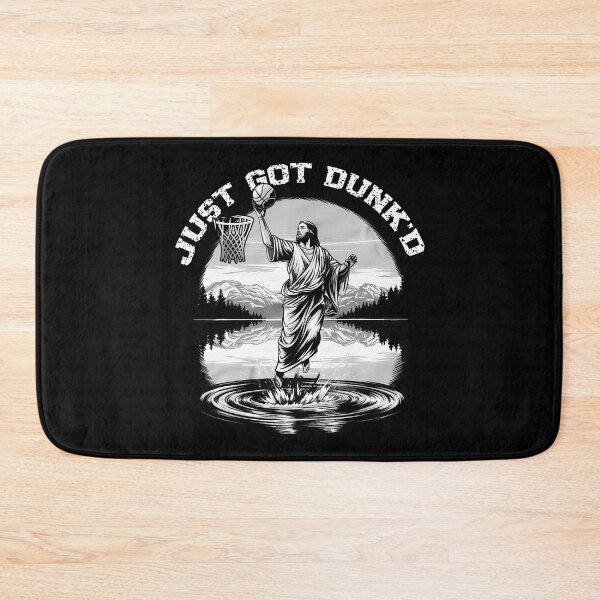 Item preview, Just Got Dunked Funny Baptism Jesus Playing Basketball designed and sold by DonnieSandra.