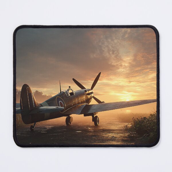 Item preview, RAF Dawn Airfield At First Light with Crews Preparing designed and sold by Skyframe Aviation.