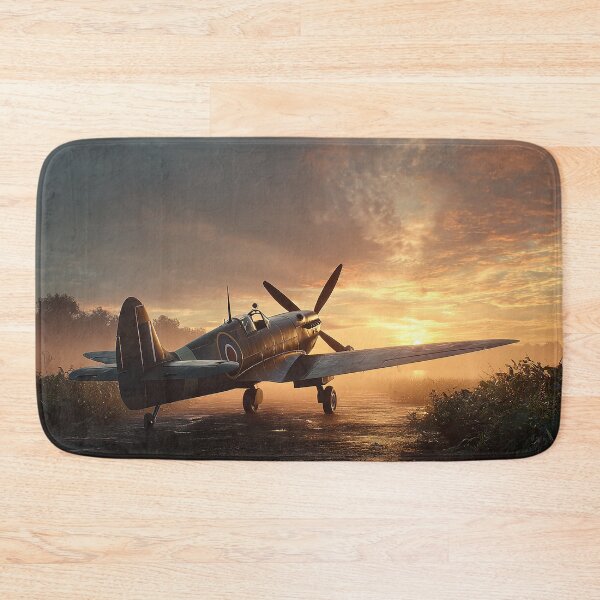 Item preview, RAF Dawn Airfield At First Light with Crews Preparing designed and sold by Skyframe Aviation.