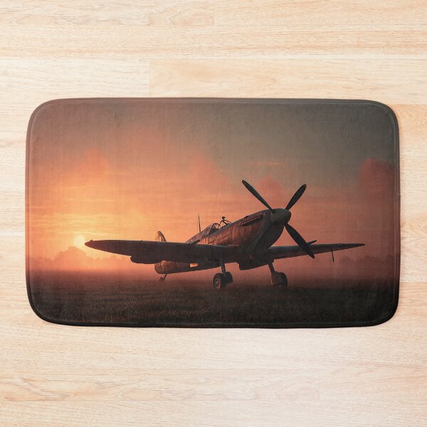 Item preview, Fighter Command Airbase Under Soft Sunrise near the Coast designed and sold by Skyframe Aviation.