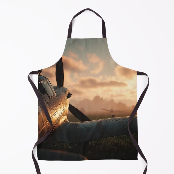 Item preview, British Fighter Command Base In Quiet Morning Air with Morning Mist Rising designed and sold by Skyframe Aviation.