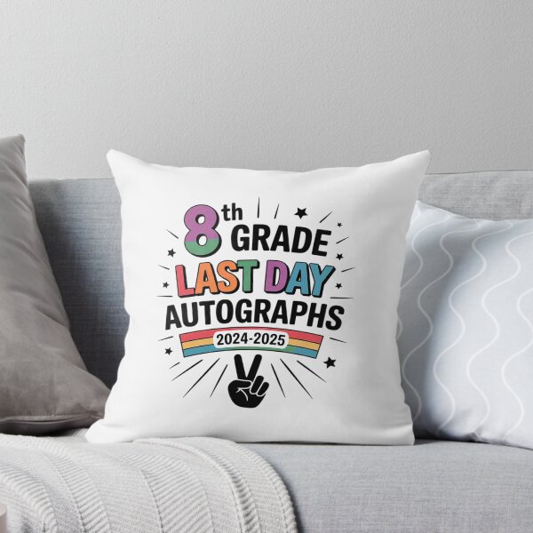 Item preview, 2025 Last Day of School Autograph 8th Grade Graduation Party  designed and sold by MathisBellanger.
