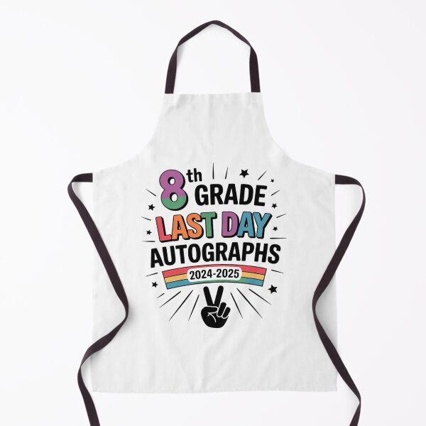 Item preview, 2025 Last Day of School Autograph 8th Grade Graduation Party designed and sold by MathisBellanger.