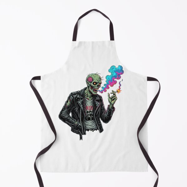 Item preview, Smoking Zombie Brain Fog – Cartoon Undead Art designed and sold by alfredodesign.