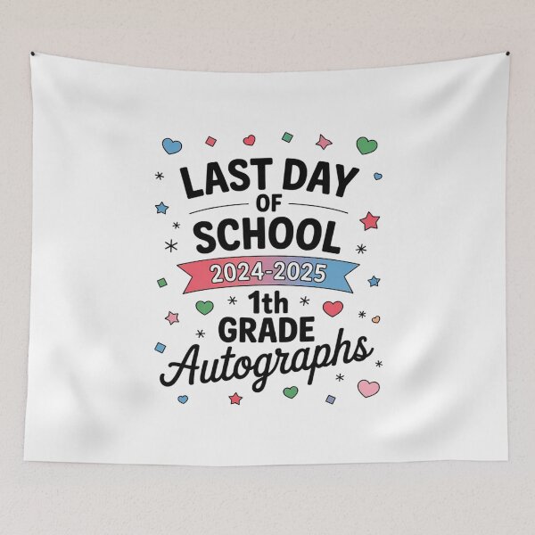 Item preview, Autograph 1st Grade Graduation Party 2025 Last Day Of School 1  designed and sold by MathisBellanger.