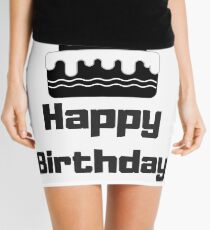 Happy Birthday Celebration Mini Skirt