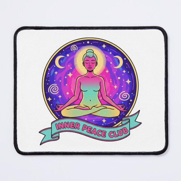 Item preview, Inner Peace Club Cosmic Zen T-Shirt designed and sold by lorand-designs.