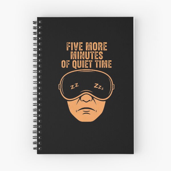 Item preview, Five More Minutes of Quiet Time Sleep Mask Face Illustration designed and sold by Textish.