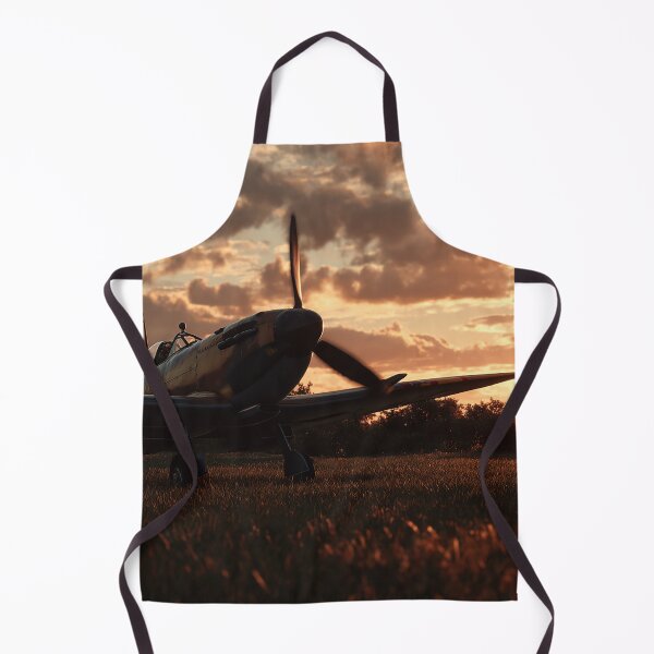 Item preview, British Fighter Command Base Under Soft Sunrise Over the Airfield designed and sold by Skyframe Aviation.