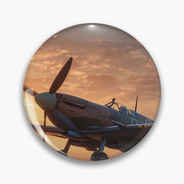 Item preview, British Fighter Command Base At Dawn with Aircraft Silhouetted designed and sold by Skyframe Aviation.