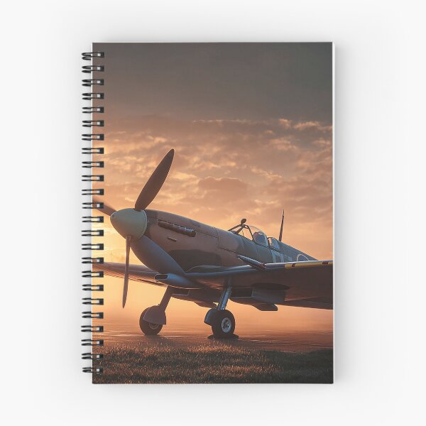 Item preview, British Fighter Command Base At Dawn with Aircraft Silhouetted designed and sold by Skyframe Aviation.