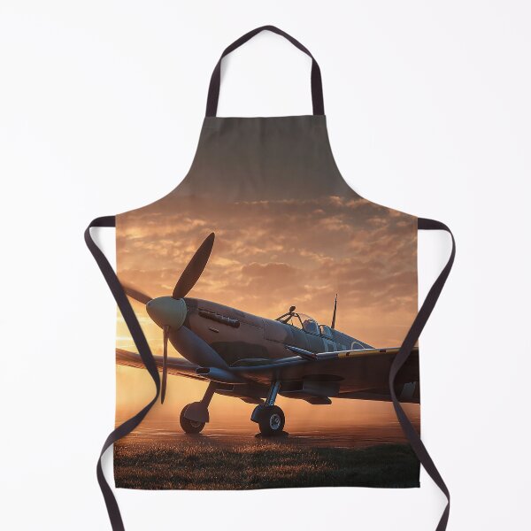 Item preview, British Fighter Command Base At Dawn with Aircraft Silhouetted designed and sold by Skyframe Aviation.