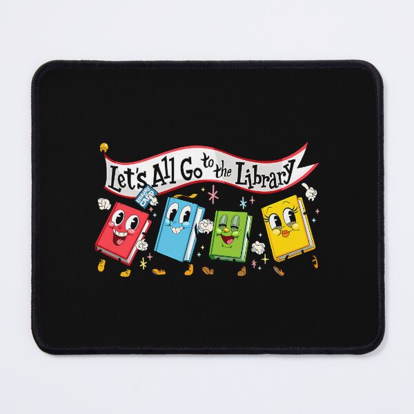 Item preview, Lets All Go To The Library  Marching Books designed and sold by DonnieSandra.