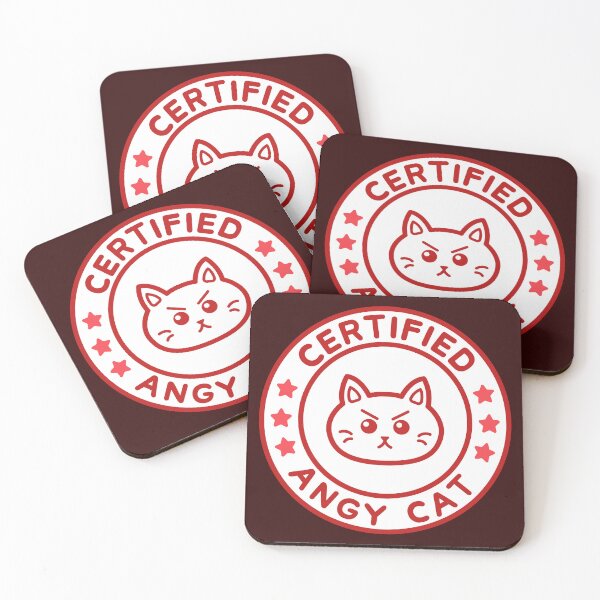 Item preview, Certified Angy Cat designed and sold by yolaenijia.