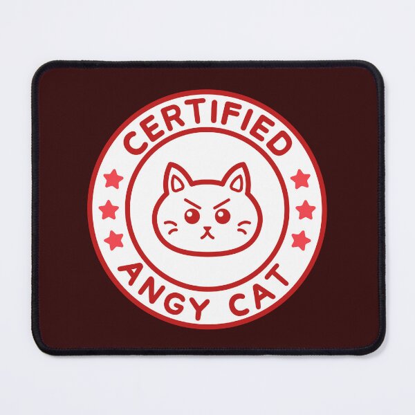 Item preview, Certified Angy Cat designed and sold by yolaenijia.