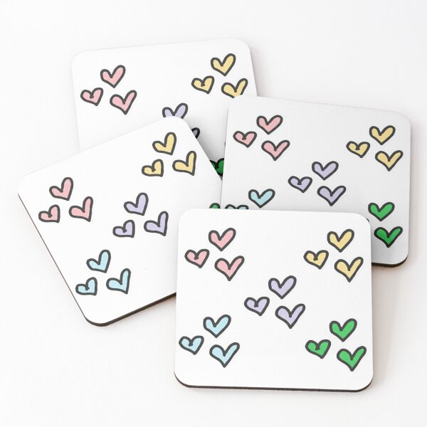 Item preview, Cute Pastel Hearts  designed and sold by Lt999.