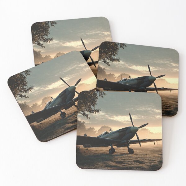 Item preview, RAF Dawn Airfield During Daybreak near the Coast designed and sold by Skyframe Aviation.