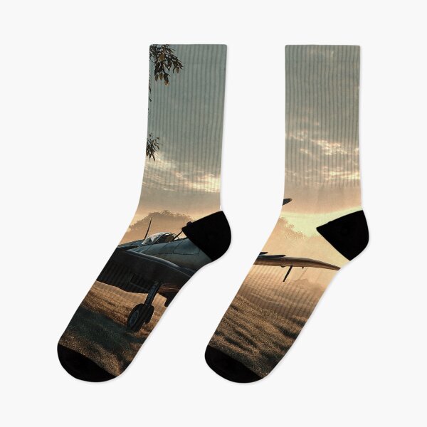 Item preview, RAF Dawn Airfield During Daybreak near the Coast designed and sold by Skyframe Aviation.