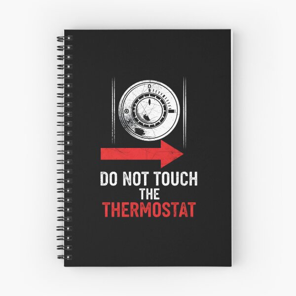 Aperçu de l'œuvre Do Not Touch the Thermostat Warning Sign Illustration créée et vendue par Textish.