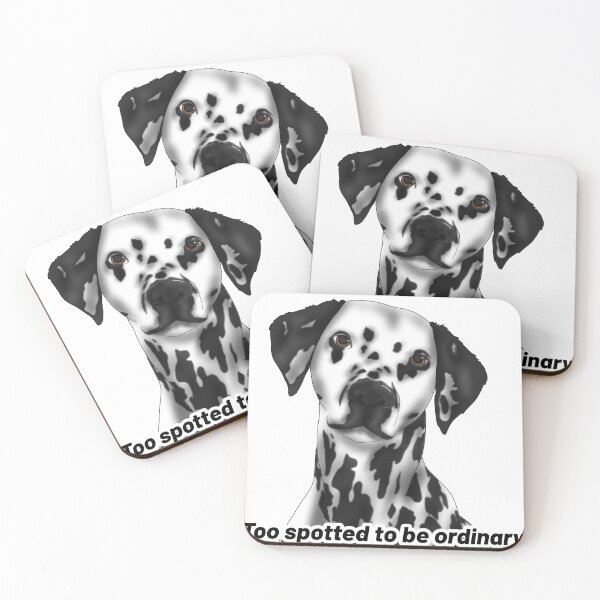 Item preview, Dalmatian - "too spotted to be ordinary" - cute funny semirealistic design designed and sold by Crack-in-Colors.