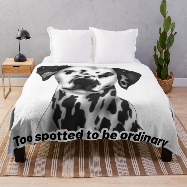 Item preview, Dalmatian - "too spotted to be ordinary" - cute funny semirealistic design designed and sold by Crack-in-Colors.