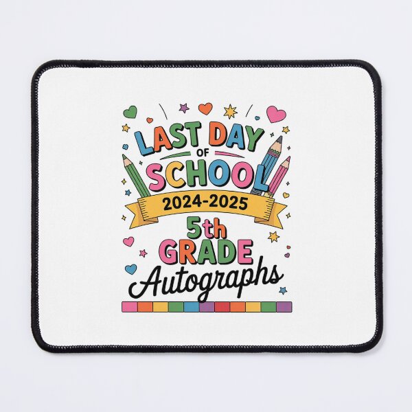 Item preview, Autograph 5th Grade Graduation Party 2025 Last Day Of School designed and sold by MicanCuteStore.