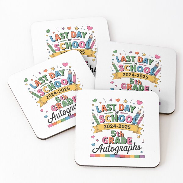 Item preview, Autograph 5th Grade Graduation Party 2025 Last Day Of School  designed and sold by MicanCuteStore.
