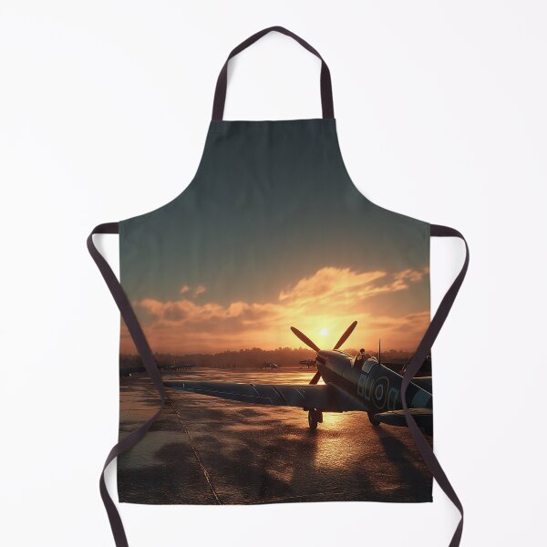 Item preview, British Fighter Command Base In Golden Dawn with Long Shadows designed and sold by Skyframe Aviation.