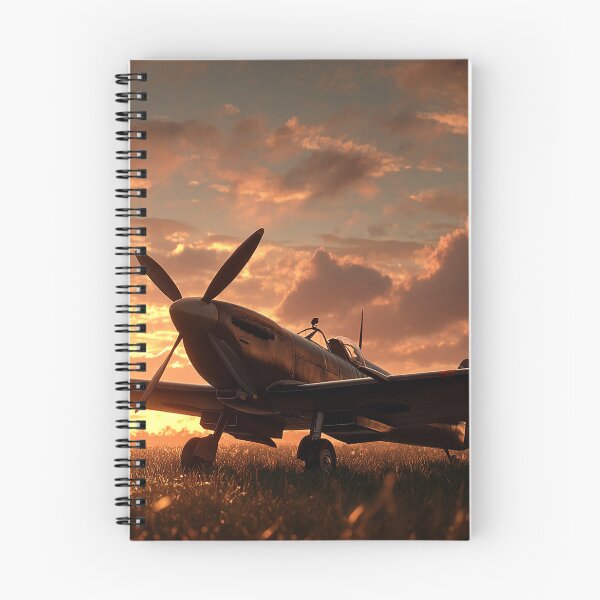 Item preview, Battle of Britain Airbase In Sunrise Calm Over the Airfield designed and sold by Skyframe Aviation.