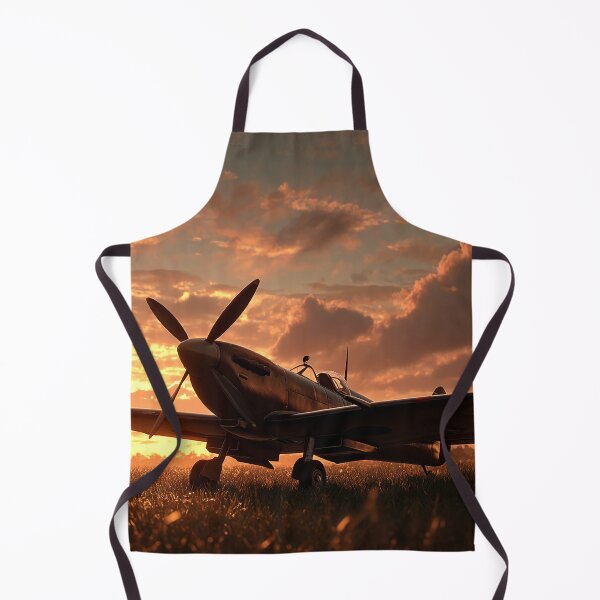 Item preview, Battle of Britain Airbase In Sunrise Calm Over the Airfield designed and sold by Skyframe Aviation.