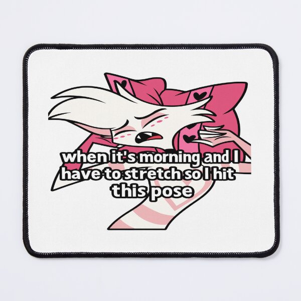 Item preview, When It’s Morning and I Have to Stretch Like This” – Cute Toony Demon Meme Sticker PNG designed and sold by Gurjeetpixelart.