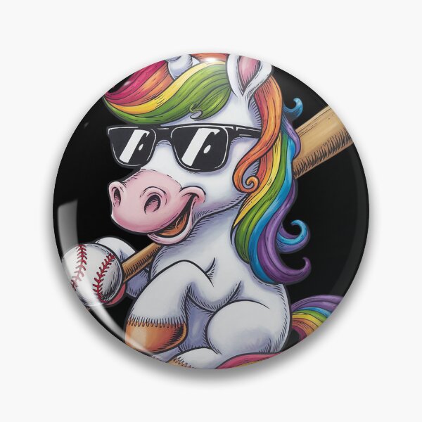 Item preview, Unicorn Baseball Playful Magic Vibes designed and sold by NailMolisa.
