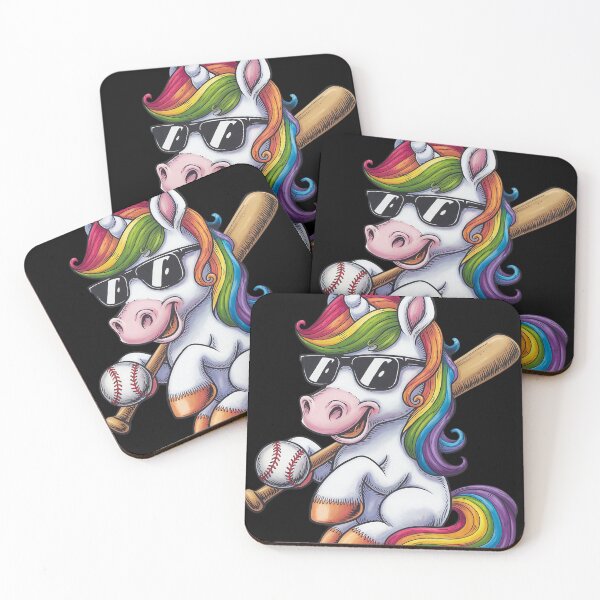 Item preview, Unicorn Baseball Playful Magic Vibes designed and sold by NailMolisa.