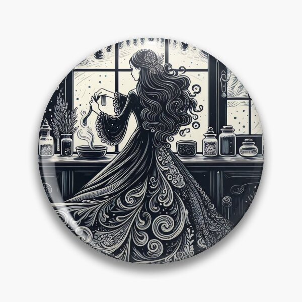 Item preview, Kitchen Witch Winter designed and sold by morwenna-.