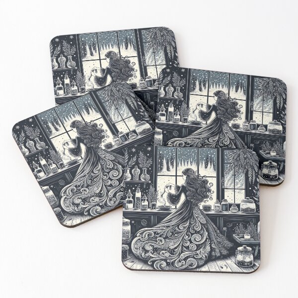 Item preview, Kitchen Witch Winter designed and sold by morwenna-.